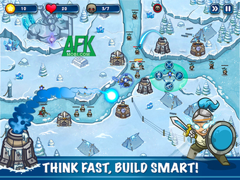 Bảo vệ vương quốc trong game EverFrost: Tower Defense