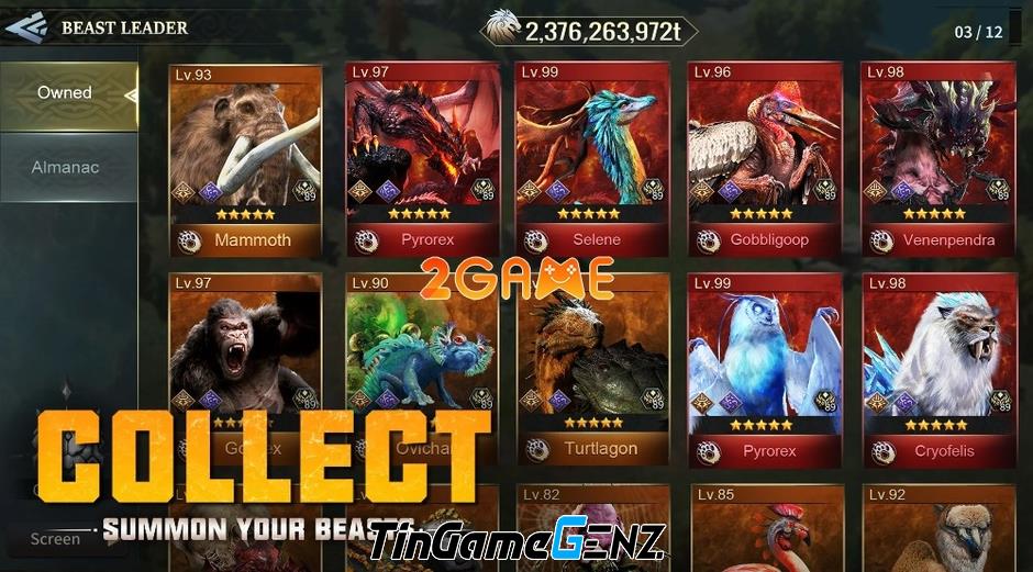 Beast Planet - Game chiến thuật thẻ tướng với chủ đề mãnh thú