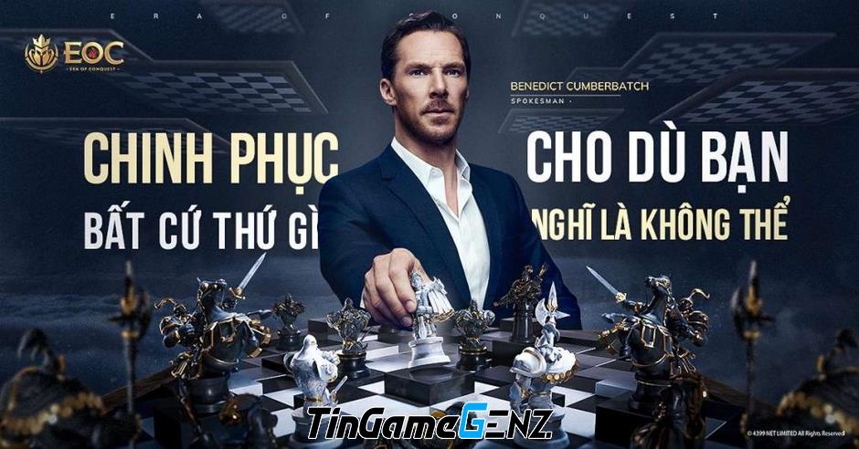 Benedict Cumberbatch phát ngôn cho game 'Era of Conquest' - Ra mắt toàn cầu ngày 27/10.