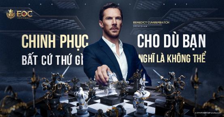 Benedict Cumberbatch trở thành người phát ngôn cho game chiến thuật 