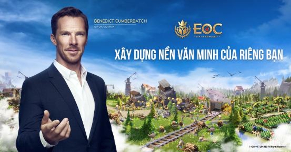 Benedict Cumberbatch trở thành người phát ngôn cho game chiến thuật 