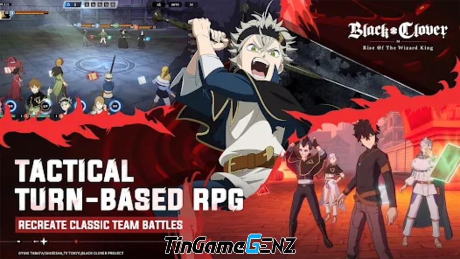 Black Clover M: Trỗi Dậy Của Pháp Sư - Game hành động RPG mới trên Android và IOS