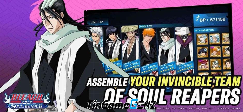 BLEACH Soul Reaper: Trò chơi chính thức từ thương hiệu Bleach