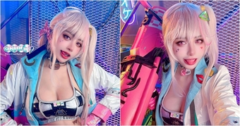 Bộ ảnh cosplay Jackal trong Goddess of Victory: Nikke của hotgirl Byoru