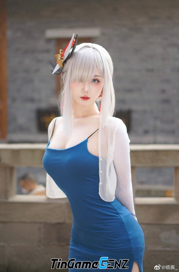 Bộ ảnh cosplay Shenhe trong Genshin Impact của cosplayer Trung Quốc.