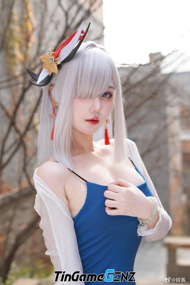 Bộ ảnh cosplay Shenhe trong Genshin Impact của cosplayer Trung Quốc.