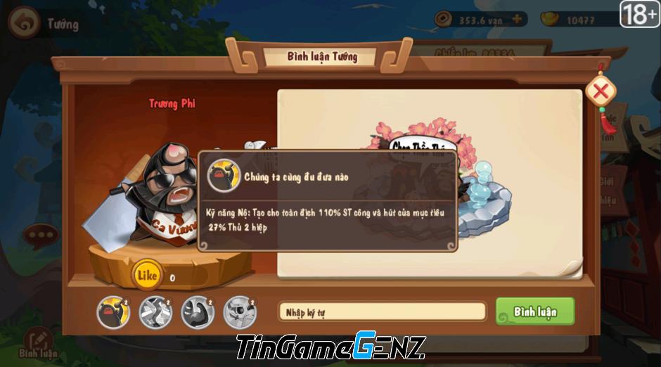 Bộ kỹ năng dàn tướng mạnh nhất 3Q Tí Nị - Game Tam Quốc sẽ ra mắt vào ngày 31/1