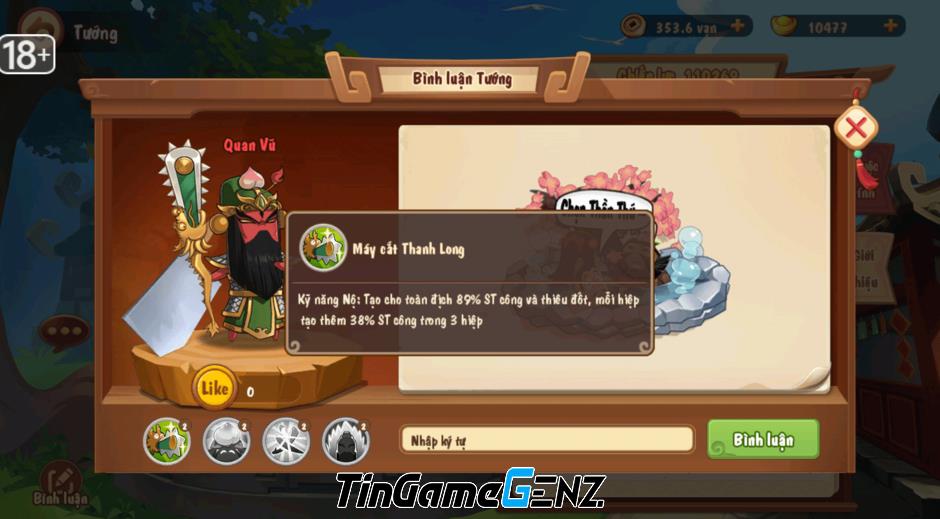 Bộ kỹ năng dàn tướng mạnh nhất 3Q Tí Nị - Game Tam Quốc sẽ ra mắt vào ngày 31/1