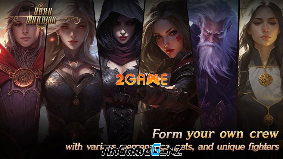 Bồi dưỡng chiến binh bóng tối đấu Quỷ Vương trong game nhập vai Dark Warrior Idle