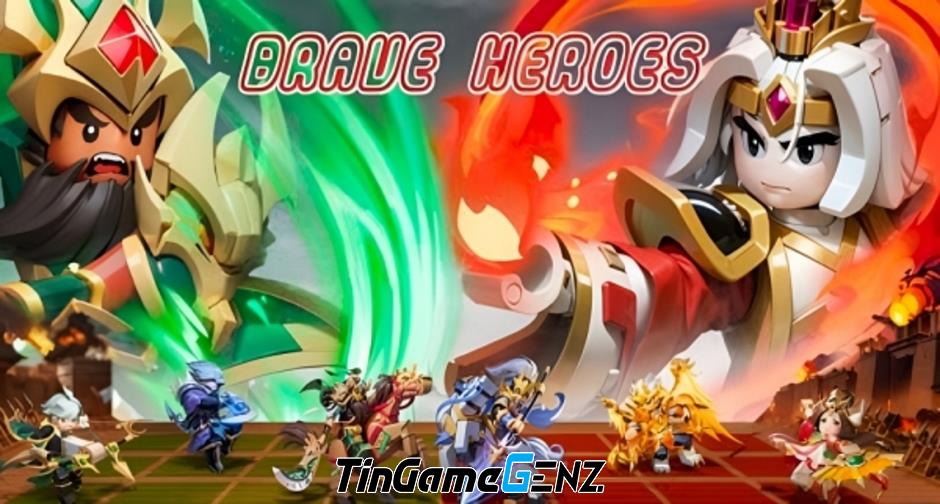 Brave Heroes - Game chiến thuật độc đáo đang được thử nghiệm trên Google Play Store