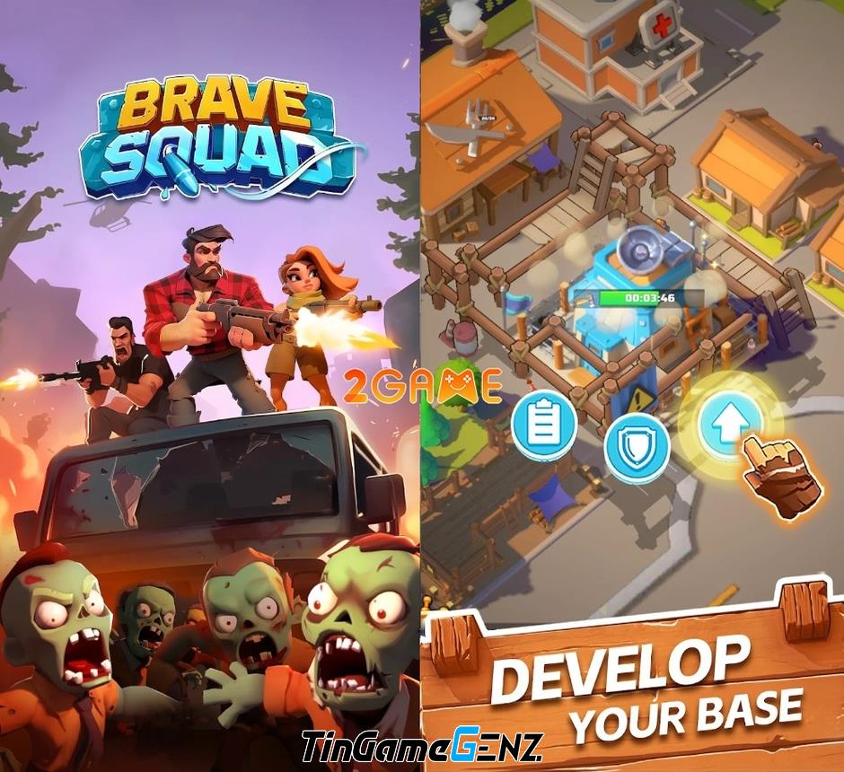 "Brave Squad: Game sinh tồn hấp dẫn trong bối cảnh hậu tận thế"