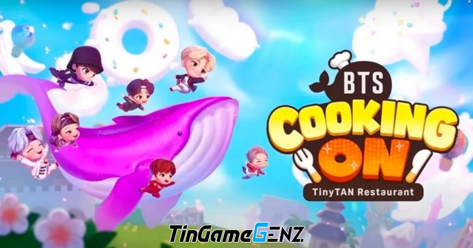 BTS Cooking On - Game mô phỏng nhà hàng Tiny Tan đã mở Đăng ký trước