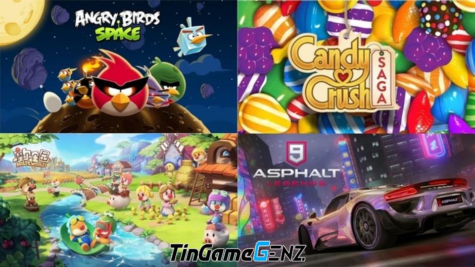 Các game di động như Angry Birds đưa người chơi trở về quá khứ