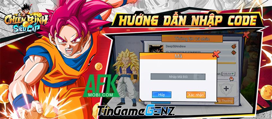 "Các Mã Gift Code Game Chiến Binh Siêu Cấp Mới Nhất Tháng Này - Cơ Hội Không Thể Bỏ Lỡ!"