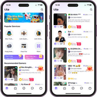 Các tên hot xuất hiện trên App Lita trong mùa Giáng sinh 2023