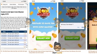 Cách hack Coin Master: 10000 vòng quay miễn phí từ link 11/12/2023