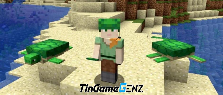 Cách sử dụng và nhân giống rùa trong Minecraft 2023