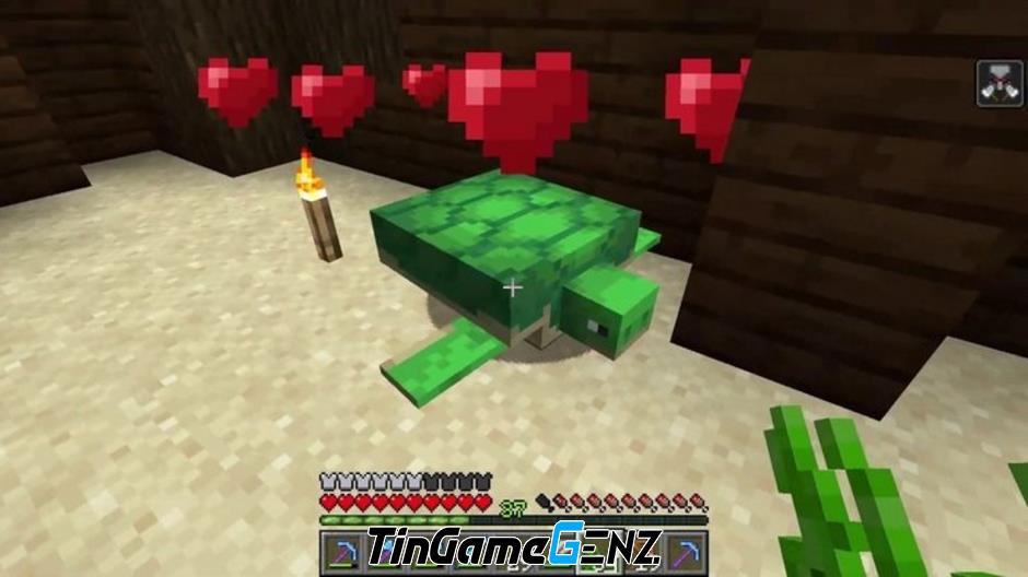 Cách sử dụng và nhân giống rùa trong Minecraft 2023