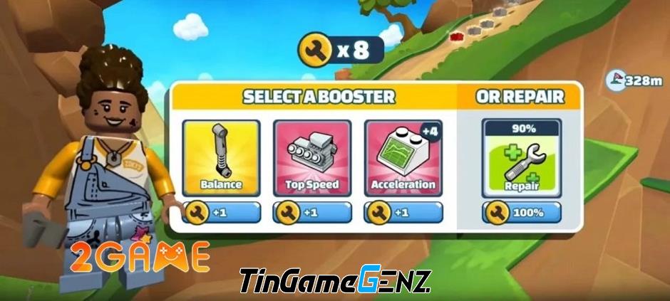 Cách vượt địa hình khó trong LEGO Hill Climb Adventures