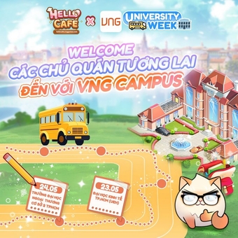 Cafe Hello đón hè: VNG University Week và cuộc thi ảnh Meo Meo动生成.