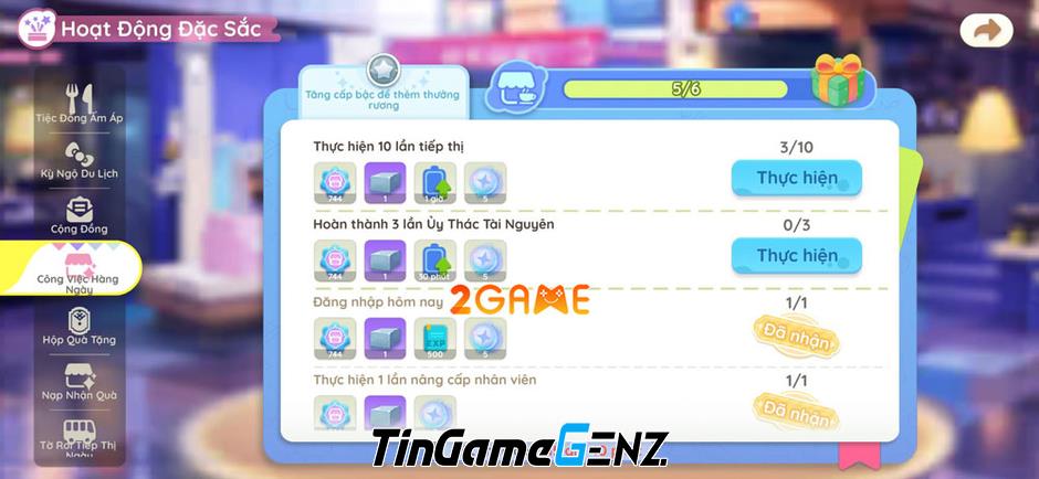 Café VNG: Game mô phỏng đáng yêu, hoạt động nhiều nhất tháng 4