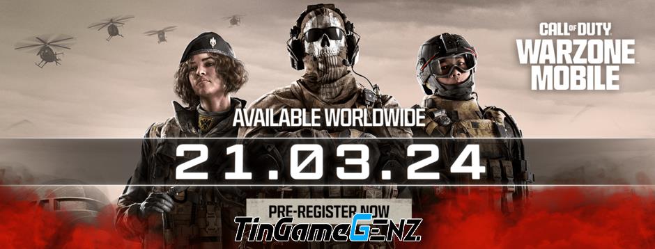 Call of Duty Warzone Mobile chính thức ra mắt vào tháng 03/2024