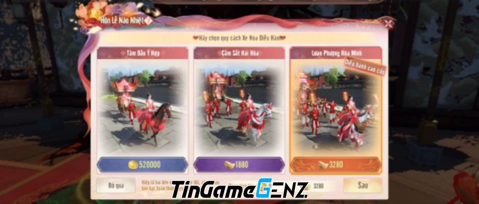 Cập nhật mới Kết hôn trong TLBB2 VNG, game thủ 