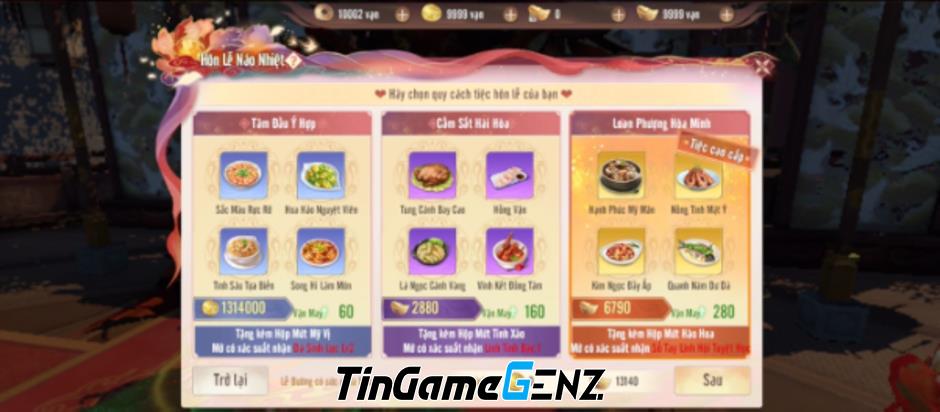 Cập nhật mới Kết hôn trong TLBB2 VNG, game thủ 