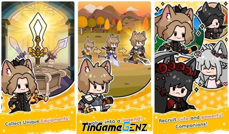 Cat Legends: Idle RPG Game mở Đăng ký trước trên Google Play Store