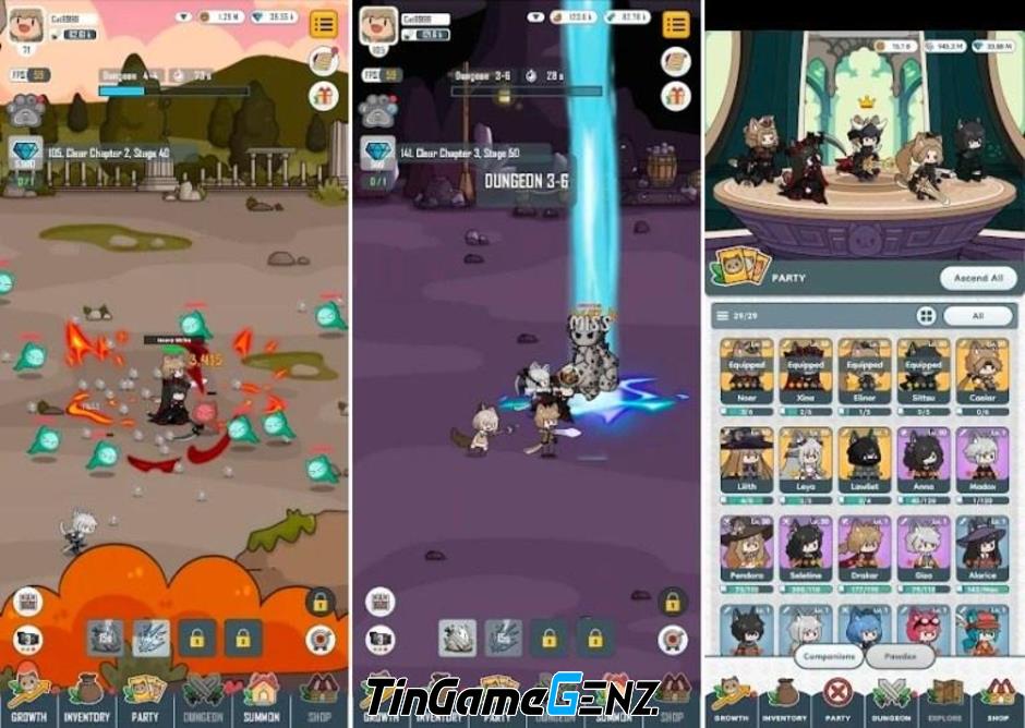 Cat Legends: Idle RPG Game mở Đăng ký trước trên Google Play Store