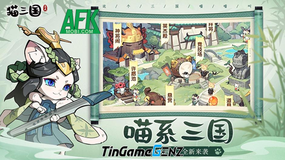 Cat Three Kingdoms: Sự kết hợp độc đáo giữa mèo và chủ đề Tam Quốc