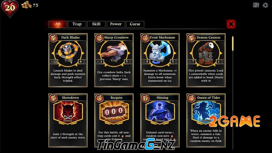 CD2: Trapmaster – Kết hợp Deckbuilder và Tower Defense