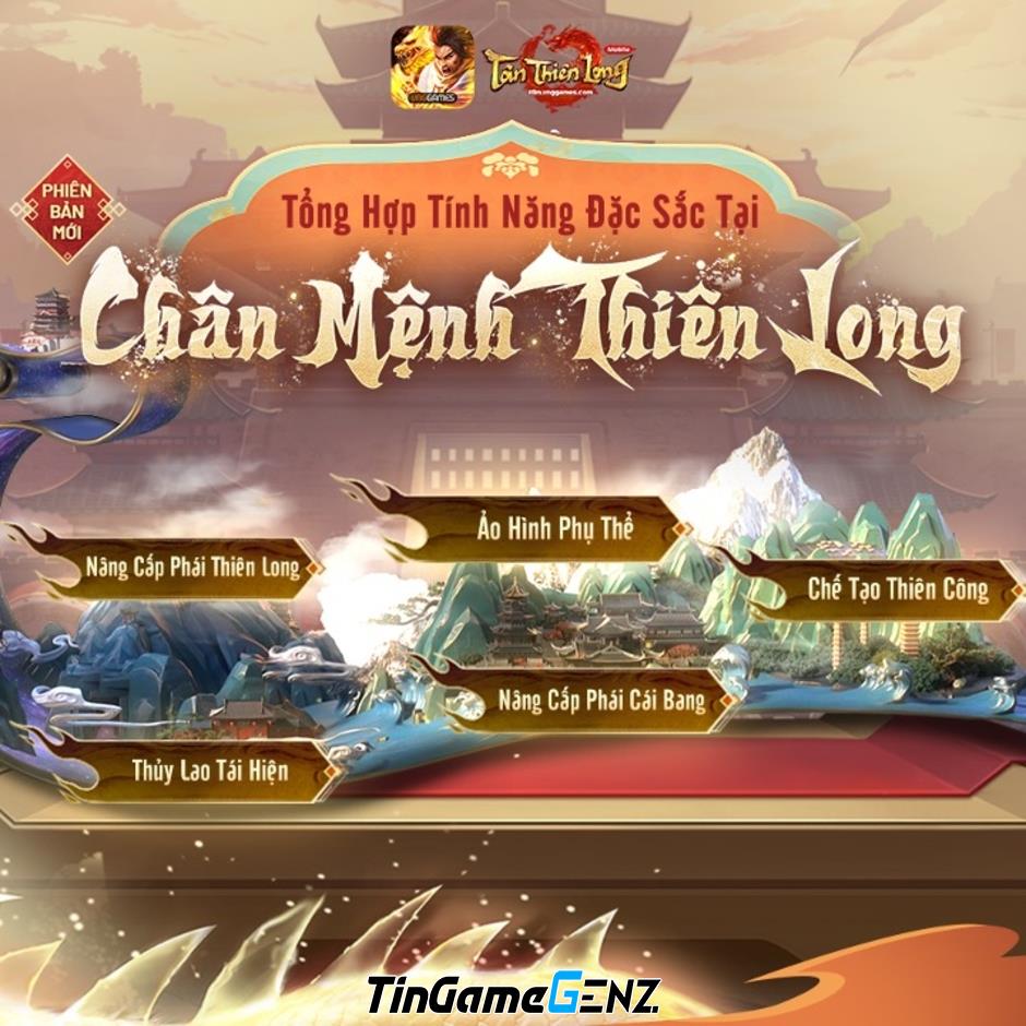 Chân Mệnh Thiên Long phiên bản mới ra mắt: Quần hùng chiến loạn trên Tân Thiên Long Mobile