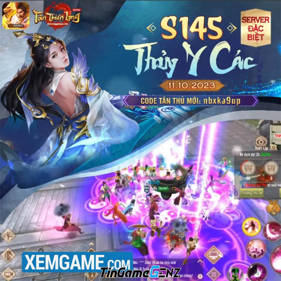 Chế Y Phục Cẩm cập nhật giải trí cho game thủ Tân Thiên Long Mobile