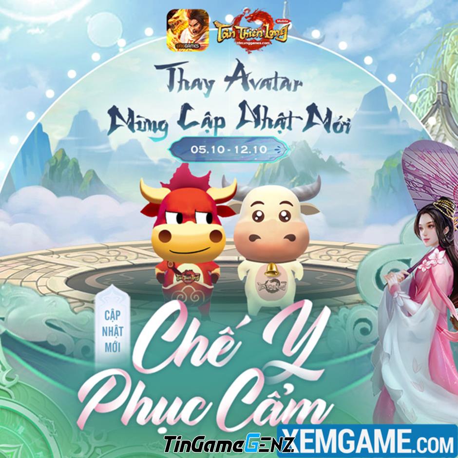 Chế Y Phục Cẩm cập nhật giải trí cho game thủ Tân Thiên Long Mobile