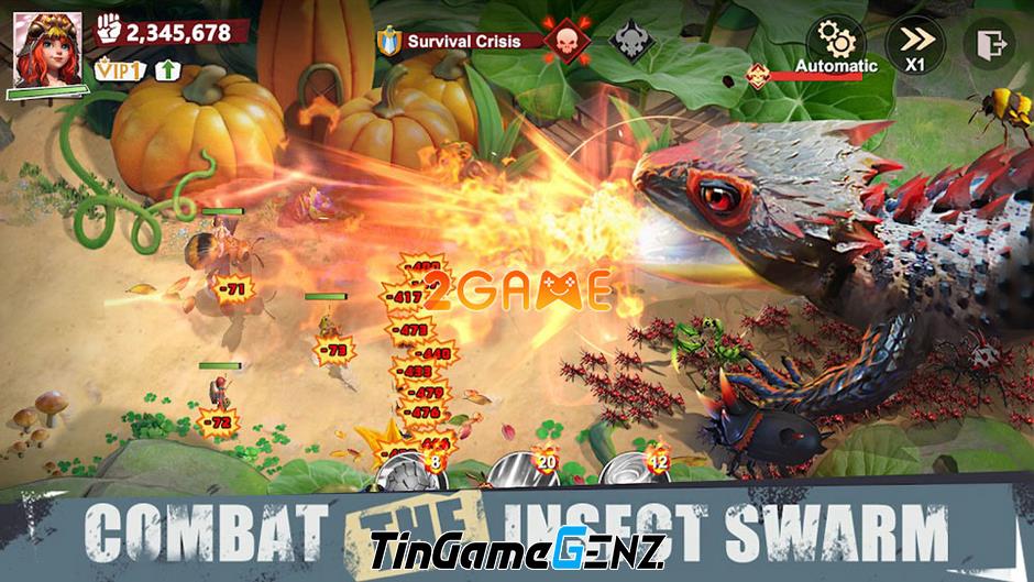 Chỉ huy binh đoàn côn trùng trong game thủ thành Minuscule Survival: Một trò chơi vui nhộn!