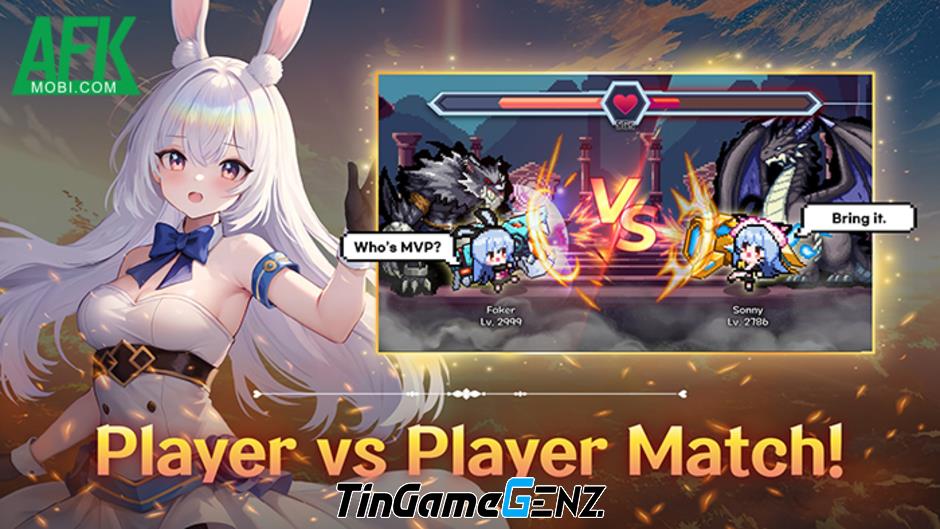 Chiến Đấu Cùng Cô Nàng Thỏ: Khám Phá Thế Giới Quái Vật Trong Bunny Legends - Game Idle Pixel Hấp Dẫn!