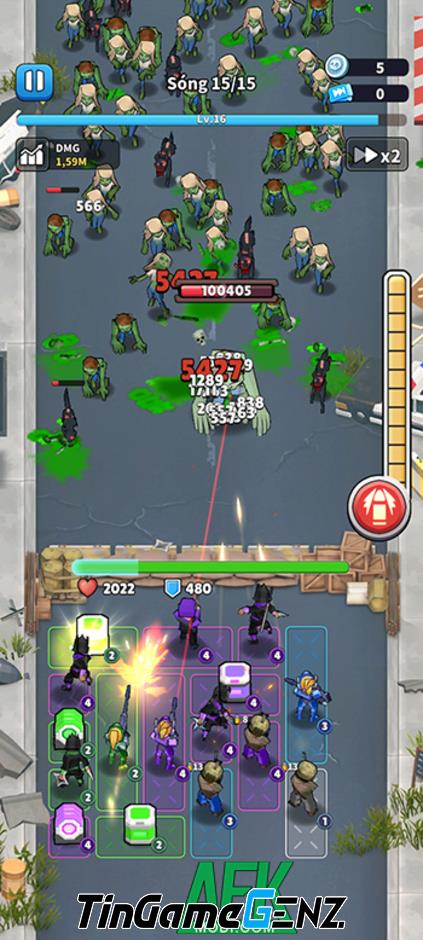 "Chiến Thuật Xây Dựng Đội Hình Phòng Thủ Chống Xác Sống Trong Game Undead Siege"