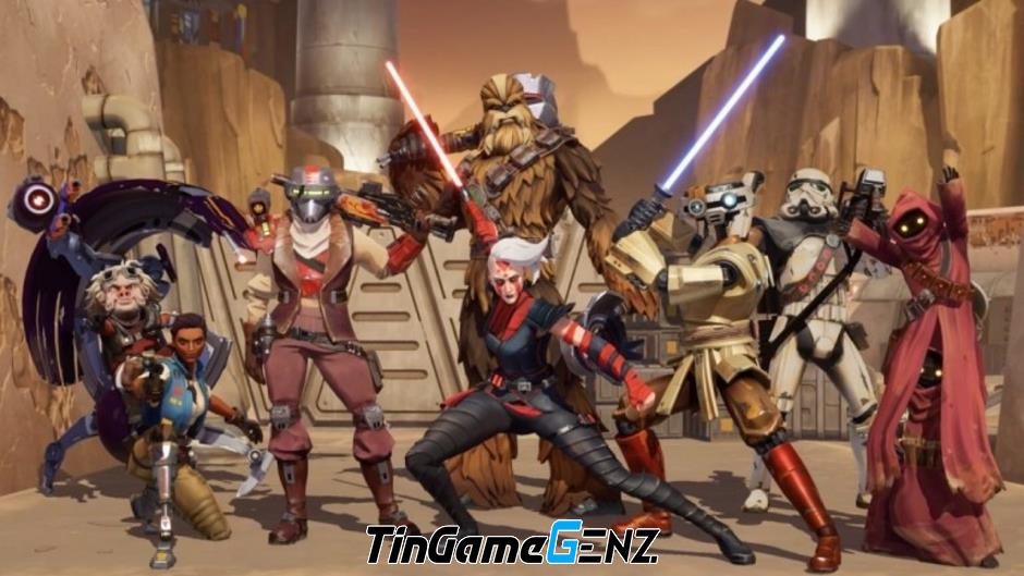 Chiến Trận 4vs4 Nổi Lửa trong Star Wars: Hunters trên Switch và Smartphone