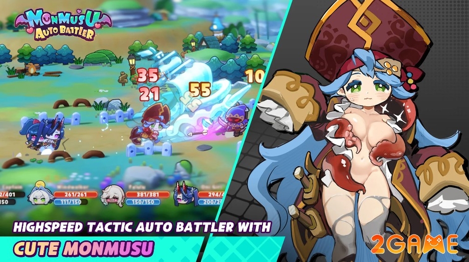 Chiêu Mộ Nữ Nhân Monster Girl Dễ Thương Trong Game Monmusu Girls: Autobattler - Hành Trình Khám Phá Thế Giới Huyền Bí!