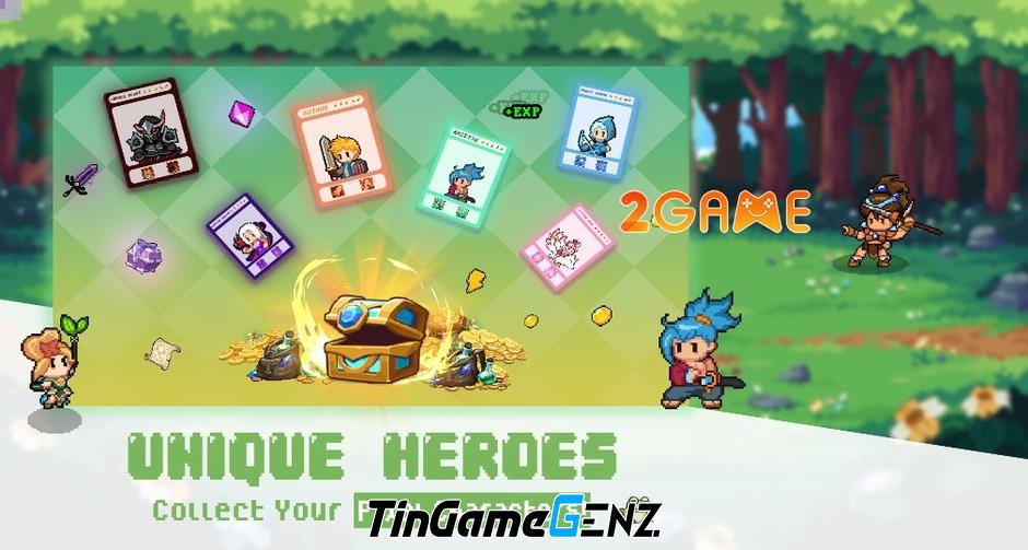 Chinh phục cuộc chiến huyền thoại trong Pixel Squad - Game chiến thuật đồ họa pixelấp dẫn