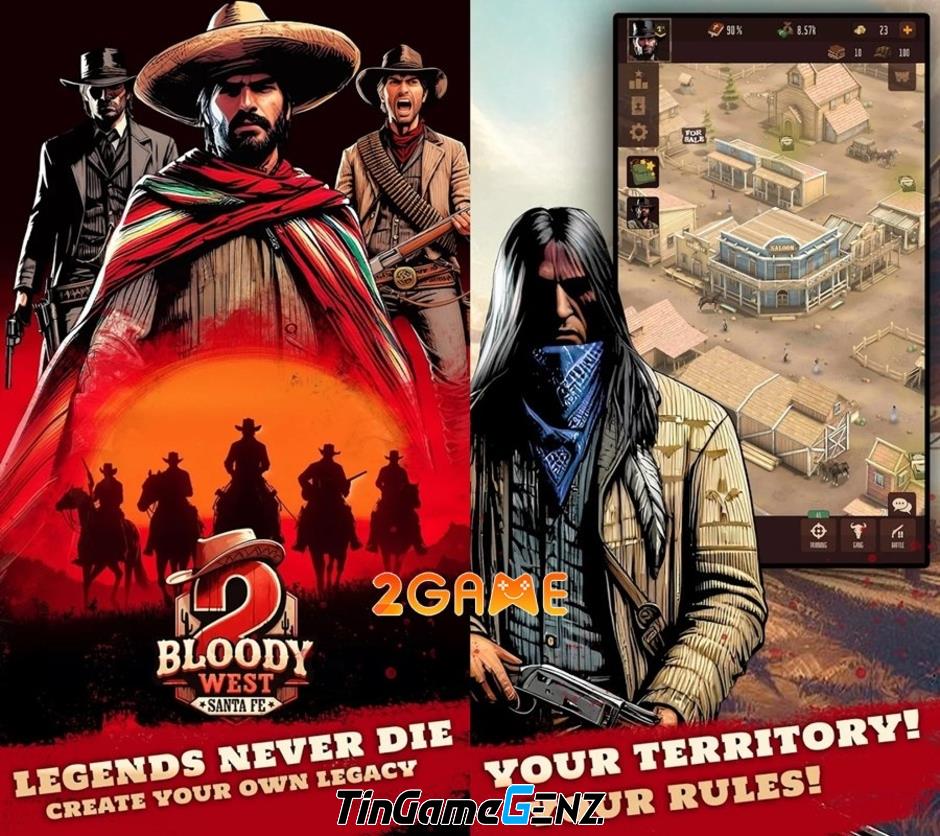 Chinh phục miền Tây hoang dã trong Bloody West: Santa Fe