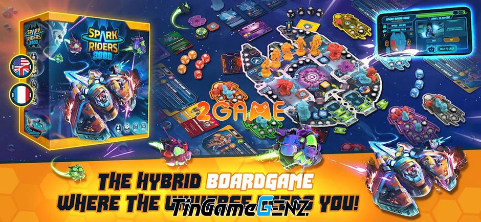 Chơi board game Spark Riders 3000 – Trải nghiệm giây phút giải trí độc đáo