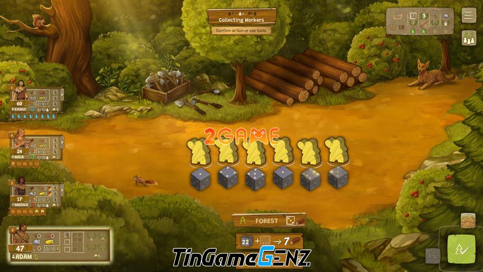 Chơi board game Stone Age để xây dựng nền văn minh loài người