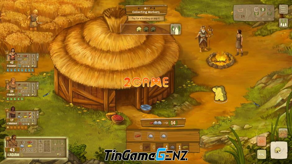 Chơi board game Stone Age để xây dựng nền văn minh loài người