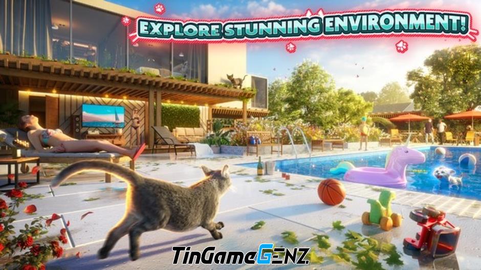 Chơi game Cat Simulator 2 và trở thành mèo hoàng thượng 