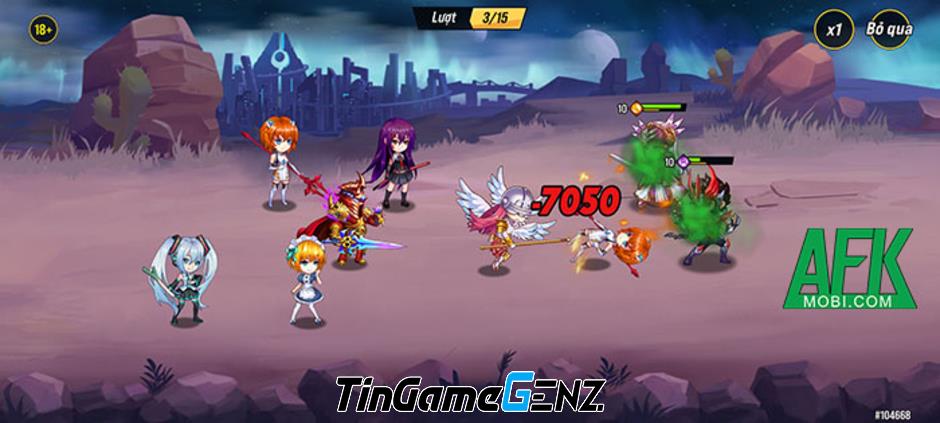 Chơi game Chiến Binh AFK: Thẻ tướng đa vũ trụ anime