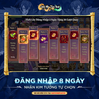 Chơi game Chiến Hồn Tam Quốc Mobile để thư giãn