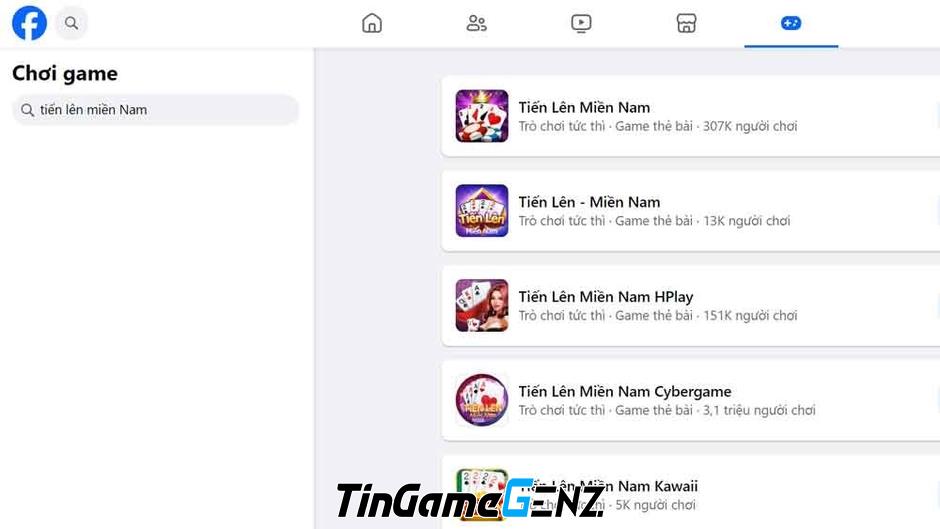 Chơi Game Đánh Bài Tiến Lên Miền Nam Miễn Phí