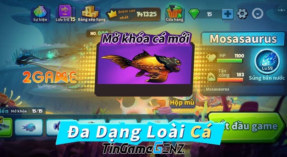 Chơi game Fish Clash – Cá Lớn Nuốt Cá Bé để trải nghiệm tuổi thơ hoàn hảo